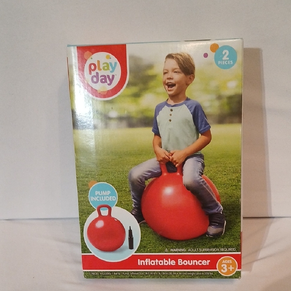 Red Inflatable Bouncer for Kids - Picture 2 of 5